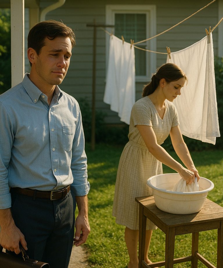 Za każdym razem, gdy mąż wracał z podróży służbowej, zastawał żonę piorącą pościel — aż do momentu, gdy ukryta kamera ujawniła mu czułą prawdę, która pozbawiła go słów