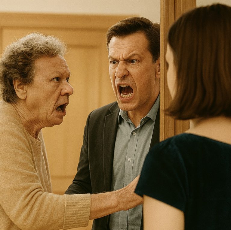 „Powinieneś ją zamknąć w sypialni, a nie paradować z nią przed gośćmi!” wycedziła przez zęby.