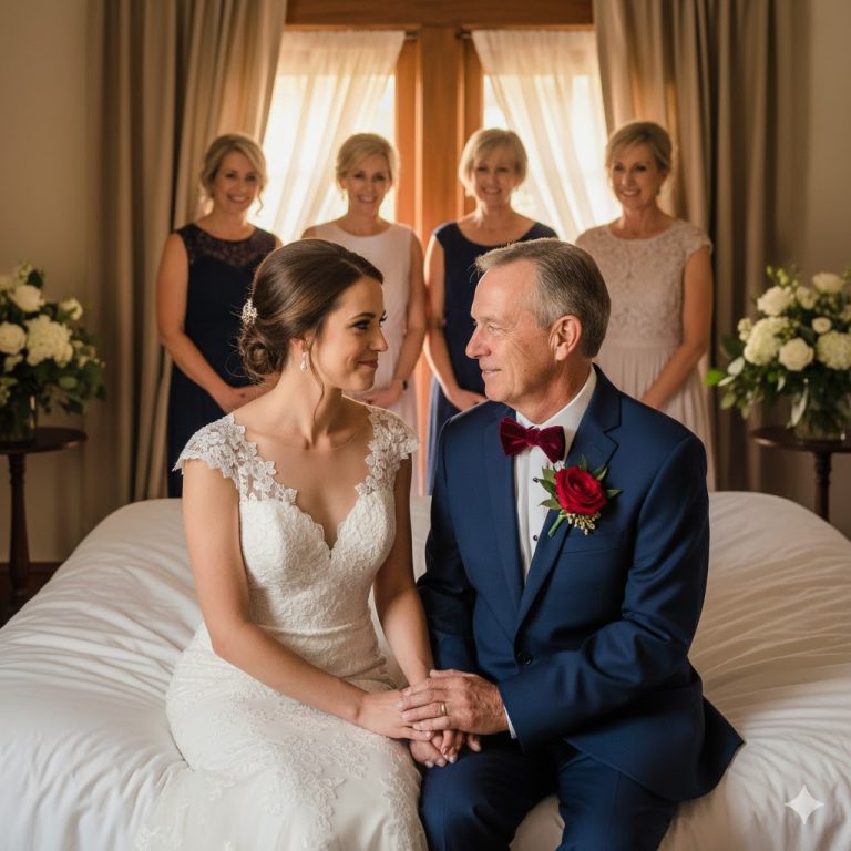 Mój ojciec miał 60 lat, kiedy poślubił dziewczynę młodszą od siebie o 30 lat. W dniu ślubu z komnaty weselnej nagle rozległy się krzyki młodej panny młodej. Kiedy wpadliśmy przez drzwi i weszliśmy do środka, wszyscy oniemiali.