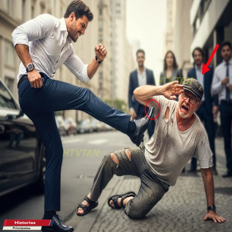 Syn milionera kopnął starszego mężczyznę — nie wiedząc, że to jego przebrany ojciec, wystawiający jego charakter na próbę…