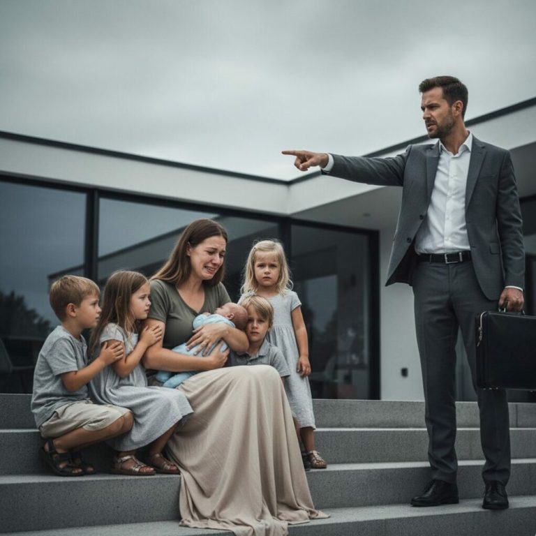 Wyrzucił żonę i piątkę dzieci z domu… ​​Ale kiedy wrócił upokorzony, wszystko się zmieniło!…