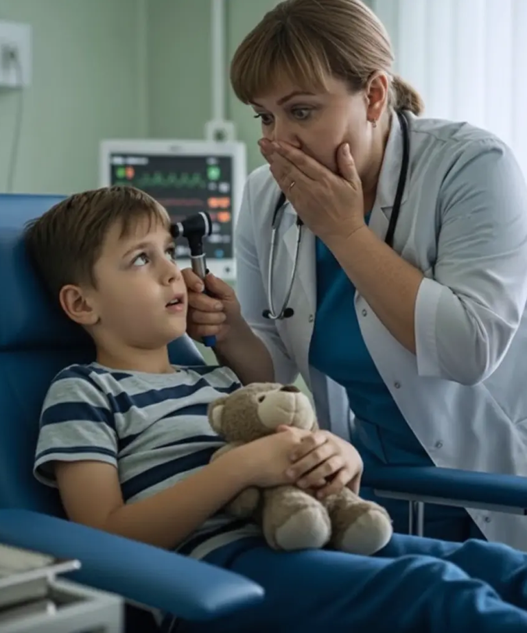 „Coś mi się rusza w uchu!” — Noc, gdy szept pięciolatki wprawił w ruch cały oddział ratunkowy