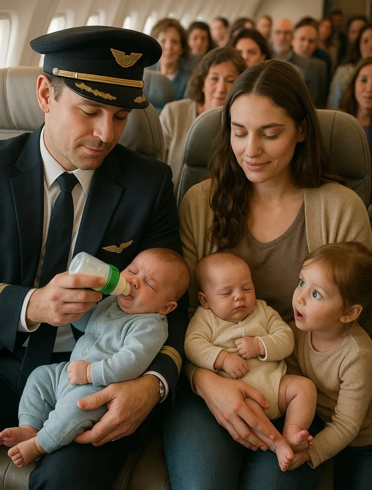 Zostałem sam z trójką płaczących dzieci w samolocie – wtedy pilot zrobił coś, czego nigdy nie zapomnę