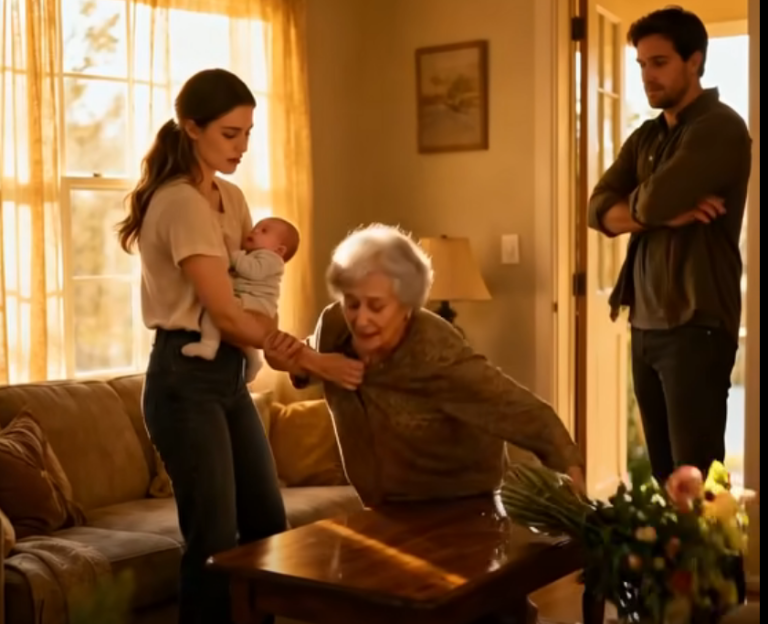 Mój syn i jego żona mieszkali w moim domu od ośmiu lat. Kiedy urodziło się ich dziecko, moja synowa odepchnęła moją żonę i krzyknęła: „Nie dotykaj go – jesteś nieczysta!”…