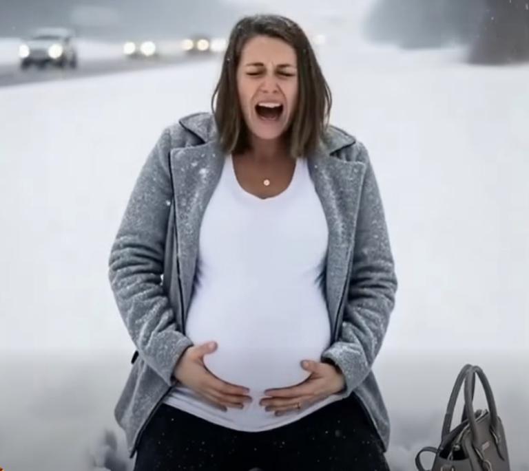 Wody odeszły mi w drodze na przyjęcie u jego mamy. Wściekły, zostawił mnie – w dziewiątym miesiącu ciąży – na zaśnieżonej drodze. Nie spodziewał się tego, co się stało.