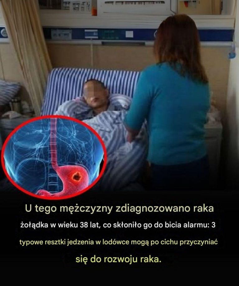 38-letni mężczyzna z rakiem żołądka: 3 resztki jedzenia w lodówce mogą powodować raka.
