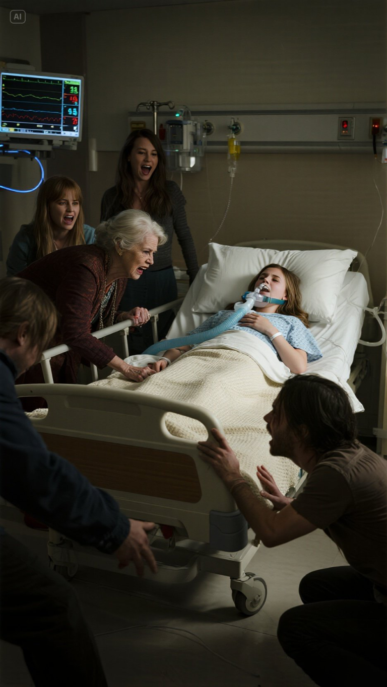 Moja piętnastoletnia córka walczyła o życie w szpitalu, gdy moja chciwa siostra i matka wparowały do ​​pokoju. Zażądały 20 tysięcy dolarów za podróż do Europy, a kiedy odmówiłam, moja własna matka zerwała jej maskę tlenową, pociągnęła za włosy i z całej siły uderzyła ją w twarz. Ale znałam ich sekret – kiedy zagroziłam, że go wyjawię, zadrżały i padły mi do stóp. Bo tak naprawdę moja siostra…