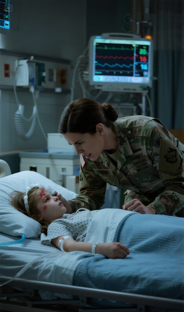 Zadzwonili ze szpitala, że ​​moja siedmioletnia córka została przewieziona na ostry dyżur. Pędząc tam, zastałam ją ledwo przytomną. „Mamo, przepraszam… Tata był z ciocią Sereną w twoim łóżku. Kiedy mnie zobaczyli, zrzucił mnie ze schodów. Nadal tam są, piją whisky…”. Moje szkolenie wojskowe dało o sobie znać. Nikt nie skrzywdzi mojego dziecka i żyje, żeby o tym opowiedzieć…