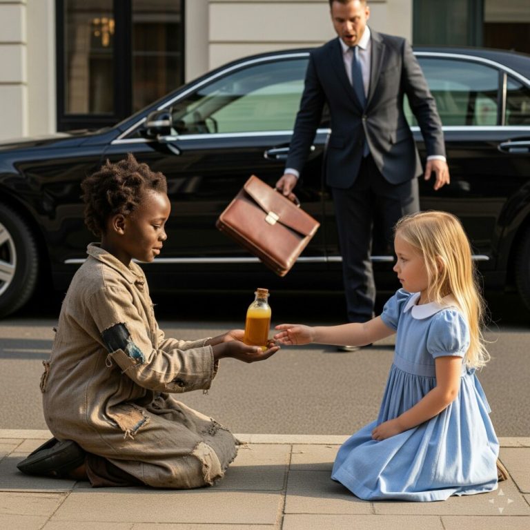 Niema córka milionera wypiła jeden łyk… To, co wydarzyło się później, wzruszy Cię do łez…