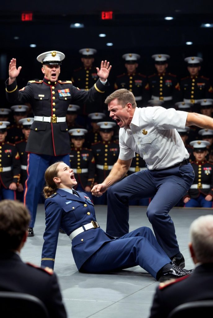 Mój przyrodni brat dźgnął mnie w brzuch. Podczas ceremonii awansu do piechoty morskiej krew zaplamiła mi biały pas. „Właśnie zaatakowałeś piechotę morską – ona jest w ciąży!” – ryknął generał. „Właśnie straciła dziecko!”