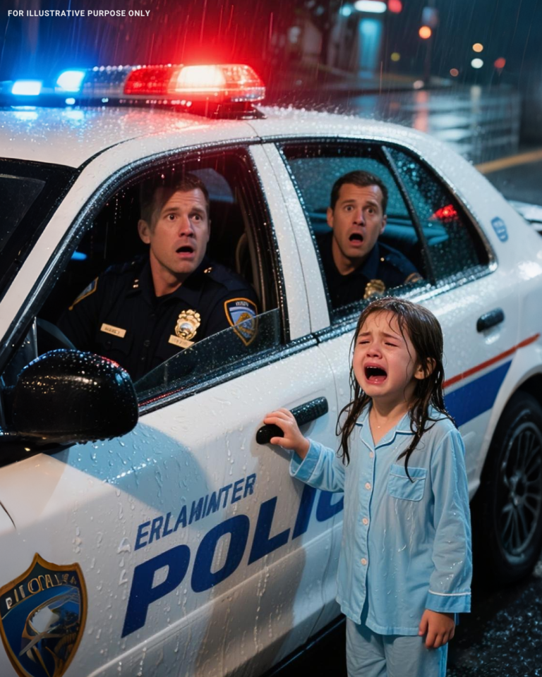 Dziewczynka podbiegła do radiowozu, krzycząc: „Proszę, wróć ze mną do domu! Moja mama…” — funkcjonariusze pobiegli za nią do domu i odkryli przerażającą prawdę…