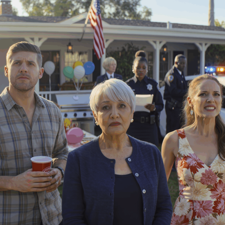 Po tym jak mój syn wepchnął mnie na kafelki, spakowałam jedną torbę i wyszłam — o zachodzie słońca w Teksasie moja synowa zorganizowała przyjęcie w ogrodzie, ale kiedy otworzyły się drzwi, wszystko się zmieniło.