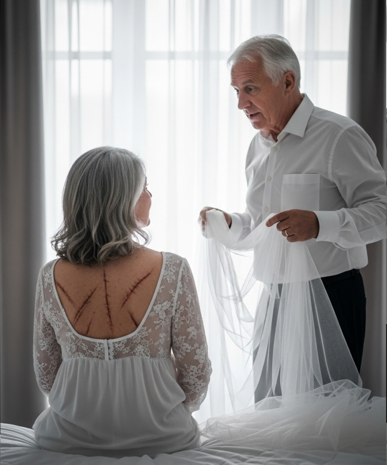 Była moją pierwszą miłością, gdy miałam 17 lat – pobraliśmy się, gdy mieliśmy 50 lat. W noc poślubną zobaczyłam bliznę na jej plecach… I 30-letnia tajemnica w końcu ujrzała światło dzienne