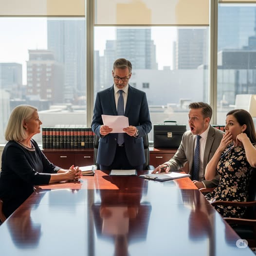 Nowość: Po śmierci mojego męża, mój syn powiedział mi: „Nie oczekuj niczego od majątku taty wartego 55 milionów dolarów”. Jego żona dodała: „Teraz to my tu rządzimy”. Jednak podczas odczytywania testamentu pierwsze słowa prawnika pozostawiły ich oboje bez słowa…