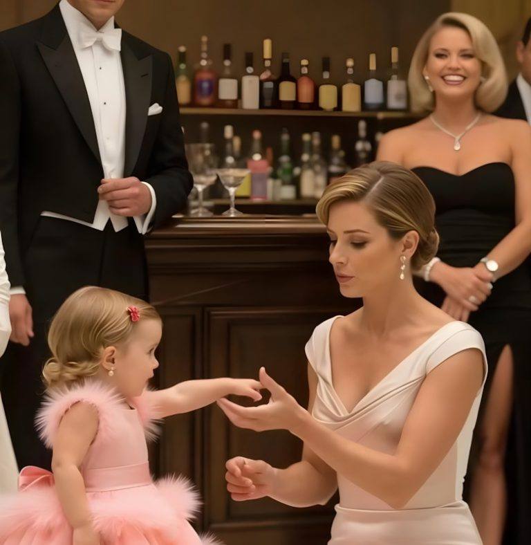 Na przyjęciu u mojego męża, nasza czteroletnia córeczka wskazała na kobietę i powiedziała: „Mamo, to ta pani z robakami”.