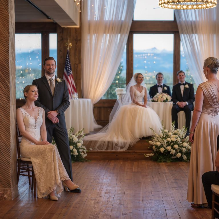 Siedziałem za filarem na ślubie mojej siostry. Wszyscy udawali, że nie jestem rodziną. A potem obcy