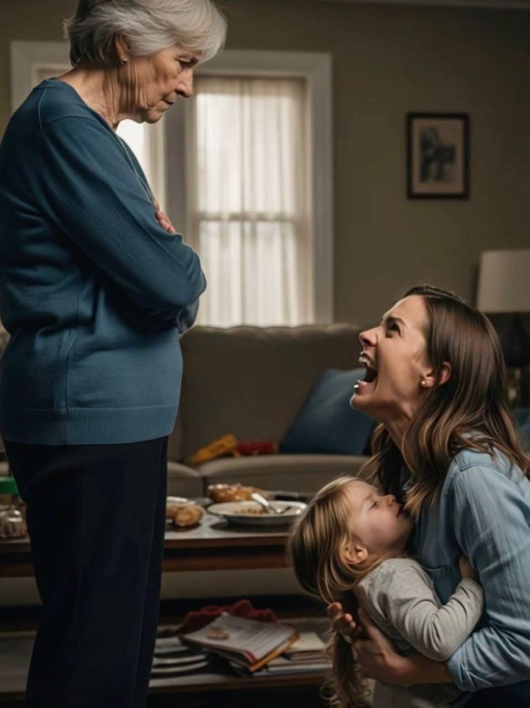 Moja matka zabrała dzieci na dwór, a kiedy moja sześcioletnia córka sięgnęła po inhalator, wyrwała go jej z rąk i wrzuciła do rzeki — „przestań z tym, oddychaj świeżym powietrzem” — powiedziała. Wróciwszy do domu, moja córka ledwo oddychała i osunęła się na ziemię. W szpitalu przekazano mi wiadomość… i podjęłam decyzję, która zmieniła wszystko dla nich.