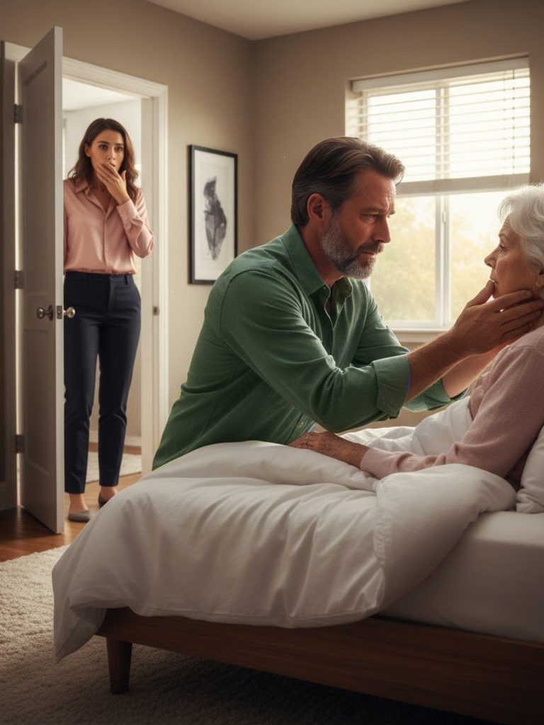 Przez trzy lata małżeństwa jej mąż nigdy nie pozwolił jej się dotknąć — aż pewnego dnia, gdy spojrzała na kamerę w pokoju teściowej, zamarła.