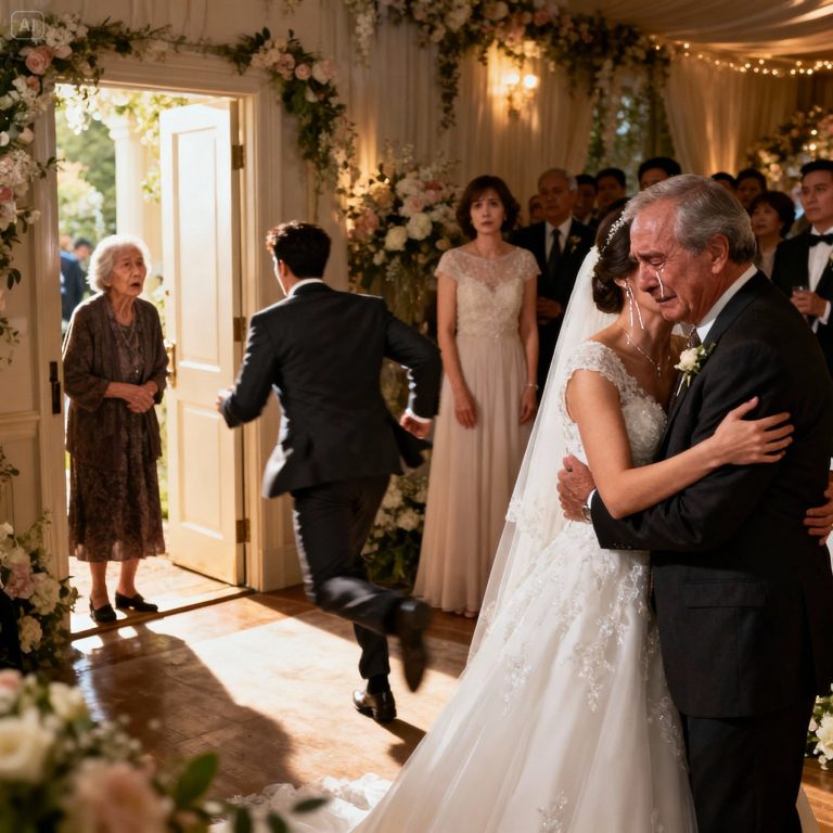 Mój narzeczony zostawił mnie przed ołtarzem dla swojego „chorego” najlepszego przyjaciela. Jego ojciec miliarder był tak wściekły, że obiecał odciągnąć syna z powrotem. Ale ja miałam lepszy pomysł. W obecności 500 gości zwróciłam się do jego ojca, najpotężniejszego człowieka w mieście, i zapytałam: „Skoro on nie chce się ze mną ożenić, to co?”.