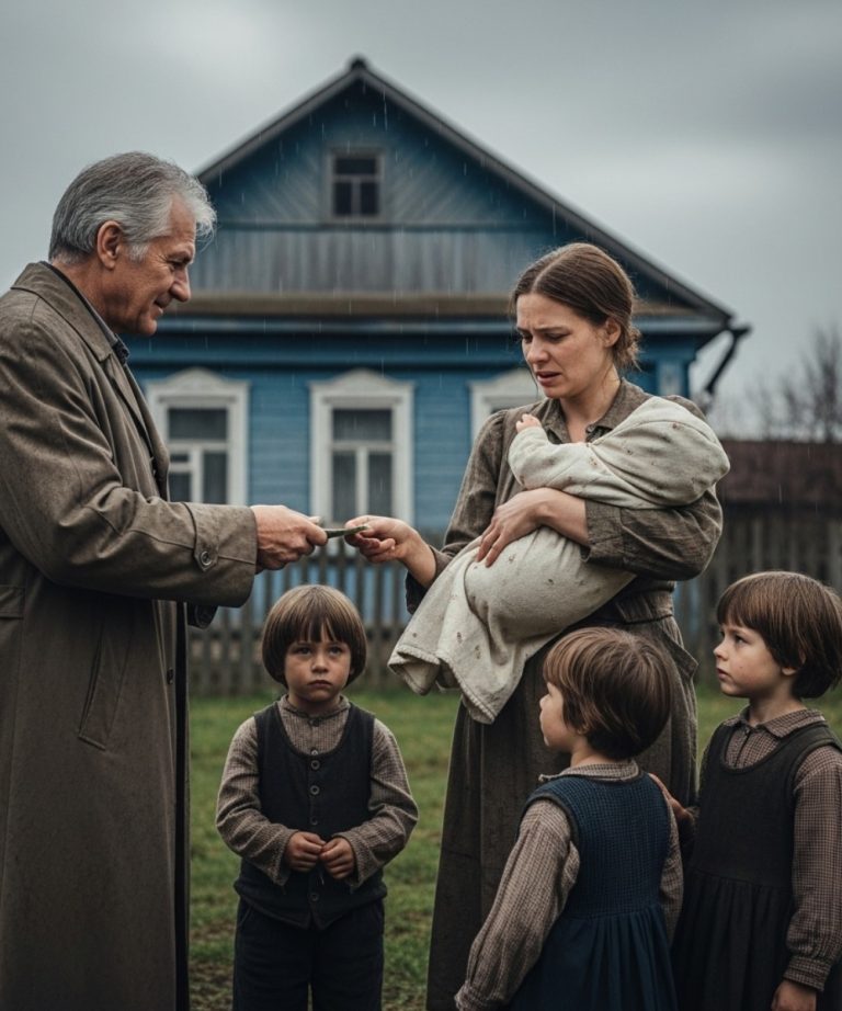 Noc, kiedy otworzyłem drzwi drżącemu nieznajomemu w deszczu. Następnego ranka zaproponował, że kupi je za jednego dolara. „Nie żartuję” – powiedział. „Nie potrafię wyjaśnić, ale musisz natychmiast wyjść”.