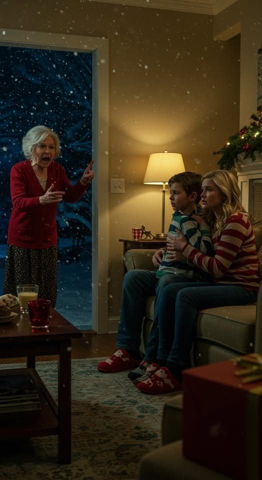 W Wigilię przyjechałem do domu babci z moim 6-letnim synem. Mama otworzyła drzwi, spiorunowała mnie wzrokiem i powiedziała chłodno: „Idź do domu – nie mamy dla ciebie miejsca”. Więc odwróciliśmy się. Dziesięć minut później zadzwoniła babcia, a jej głos drżał ze złości: „Wracajcie tu natychmiast!”. To, co się stało, kiedy wróciliśmy, zamarło w szoku…