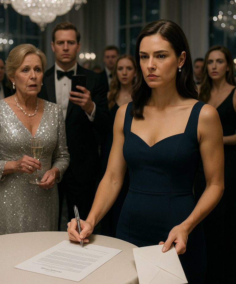 W moje 31. urodziny teściowa wręczyła mi papiery rozwodowe na oczach wszystkich – mój mąż i jego rodzina nagrali, czekając, aż się rozpadnę. Ale to, co ujawniłam później, sprawiło, że jej idealne przyjęcie stało się lekcją, którą zapamięta na całe życie.