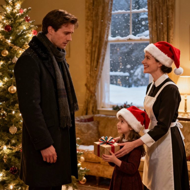 Ten miliarder co roku samotnie obchodził Boże Narodzenie — aż do momentu, gdy służąca powiedziała 6 słów, które go roztopiły…