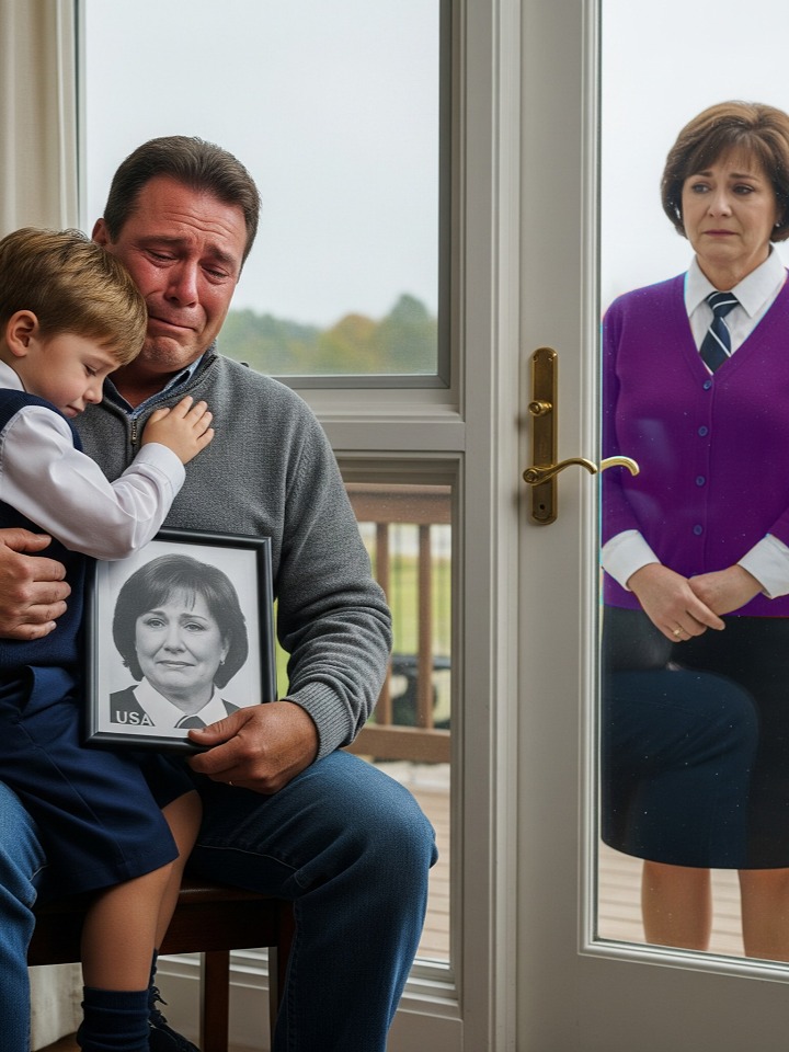 Minęły dwa lata od śmierci mojej żony — wczoraj mój syn powiedział, że widział ją w szkole. Dziś poszedłem go odebrać… i to, co zobaczyłem, zmieniło wszystko.