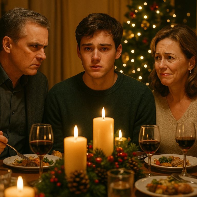 Podczas kolacji wigilijnej Tata oznajmił: „Jesteś ciężarem i nie możesz już z nami mieszkać”…