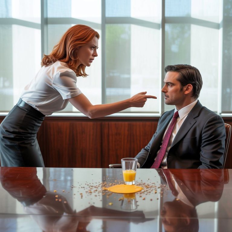 Wszyscy bali się milionera… dopóki kelnerka nie uciszyła go przed wszystkimi.