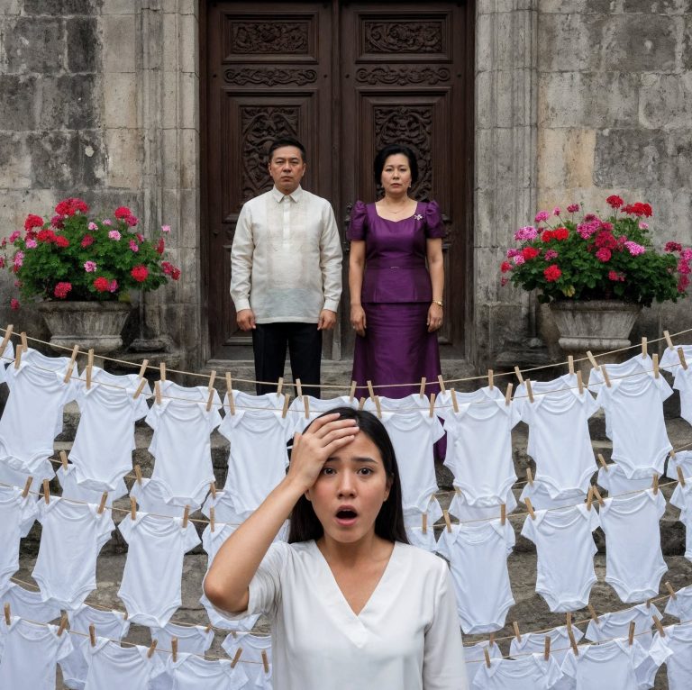 Mój mąż był w podróży służbowej, ale kiedy odwiedziłam teściów, byłam zaskoczona widokiem pieluszek dziecięcych rozwieszonych po całym ogrodzie.