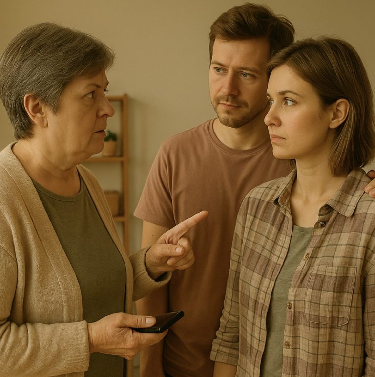 „Jesteś tylko matką mojego męża! Nie wtrącaj się w nasze życie!” – powiedziała zirytowana Nadya, próbując zachować równowagę w rodzinie.