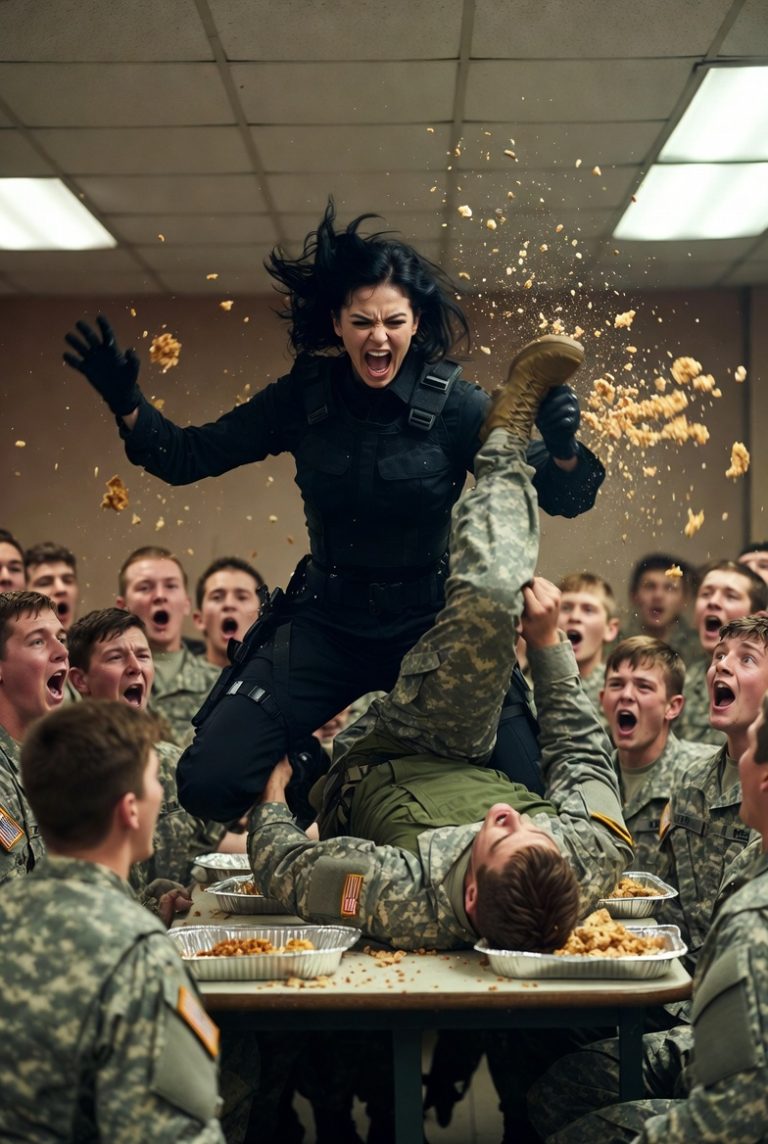 Czterech rekrutów otoczyło cichą marynarkę. „Zajmujesz miejsce mężczyzny” – powiedzieli. Nie mieli pojęcia, że ​​nękają komandosa Navy SEALs podczas tajnej misji. Kiedy złapali ją za ramię, odsunęła się. Piętnaście sekund później byli już na podłodze, a ona powiedziała…