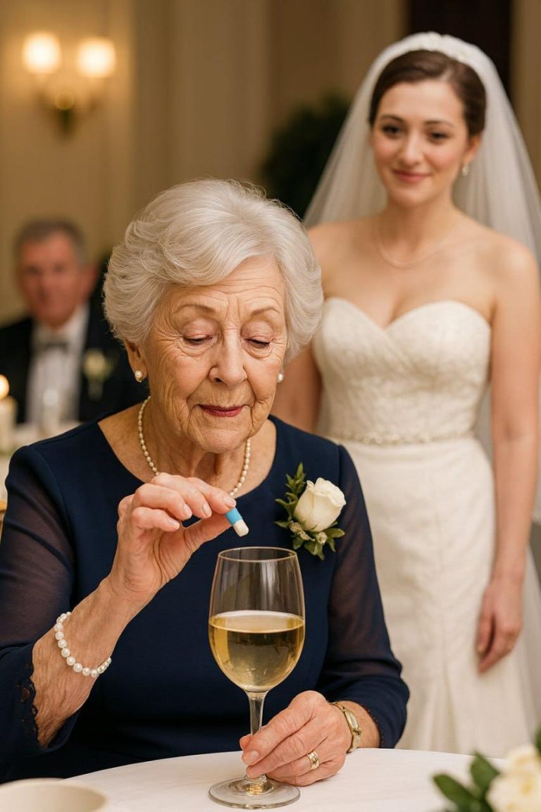 Na przyjęciu weselnym zauważyłam, że moja teściowa dyskretnie wsypała coś do mojego kieliszka, kiedy nikt nie patrzył.