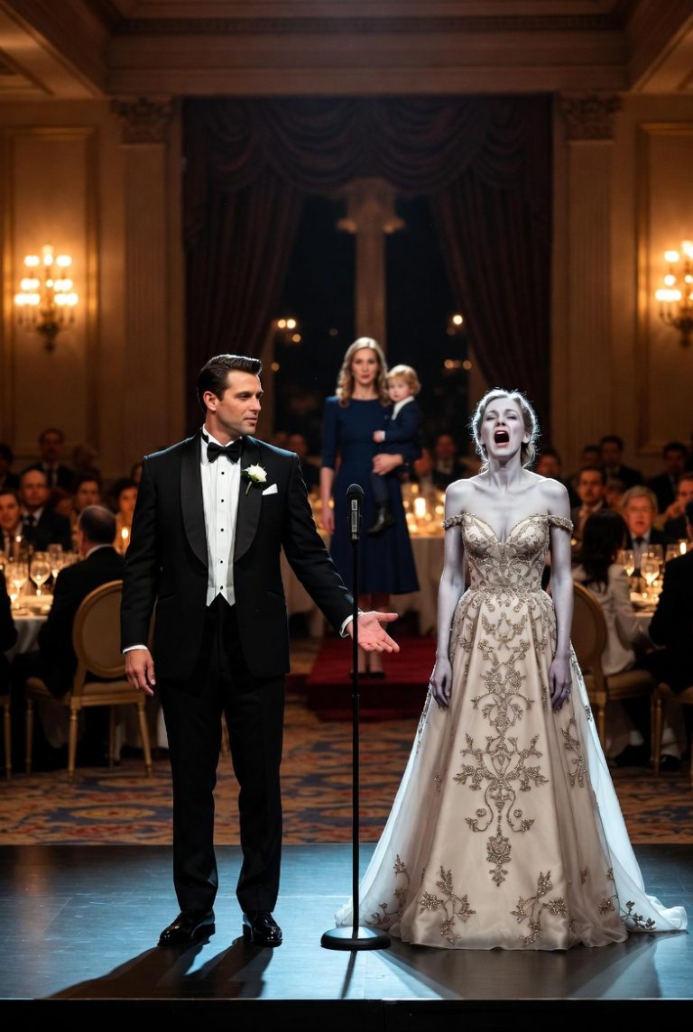 Moja kuzynka podczas swojego toastu wyśmiała mój status samotnej matki, nazywając mnie „przestrogą”. Nie wiedziała, że ​​jej narzeczony stoi tam tylko dlatego, że go zatrudniłam i miałam zamiar anulować czek ślubny.