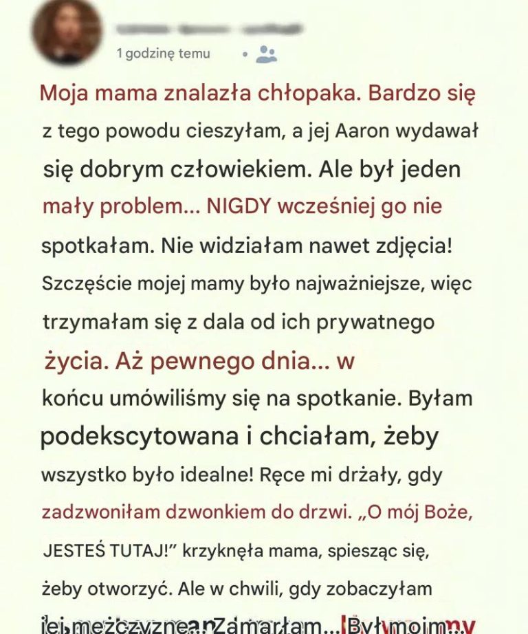 Moja mama znalazła chłopaka