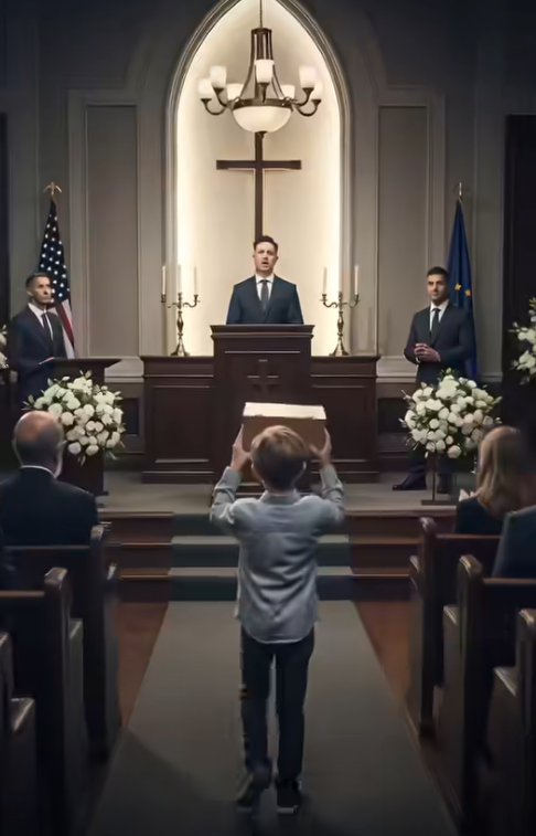 Nekrolog mojego ojca ani razu o mnie nie wspomniał, a wszystko zostawił mojemu bratu – nawet dom, w którym dorastałem. Podczas ceremonii żałobnej mój 13-letni syn stanął obok mnie, uniósł pudełko i powiedział: „To nagranie od dziadka… kazał mi je odtworzyć, jeśli kiedykolwiek będą próbowali zapomnieć o mamie”. Wszyscy powoli usiedli z powrotem.