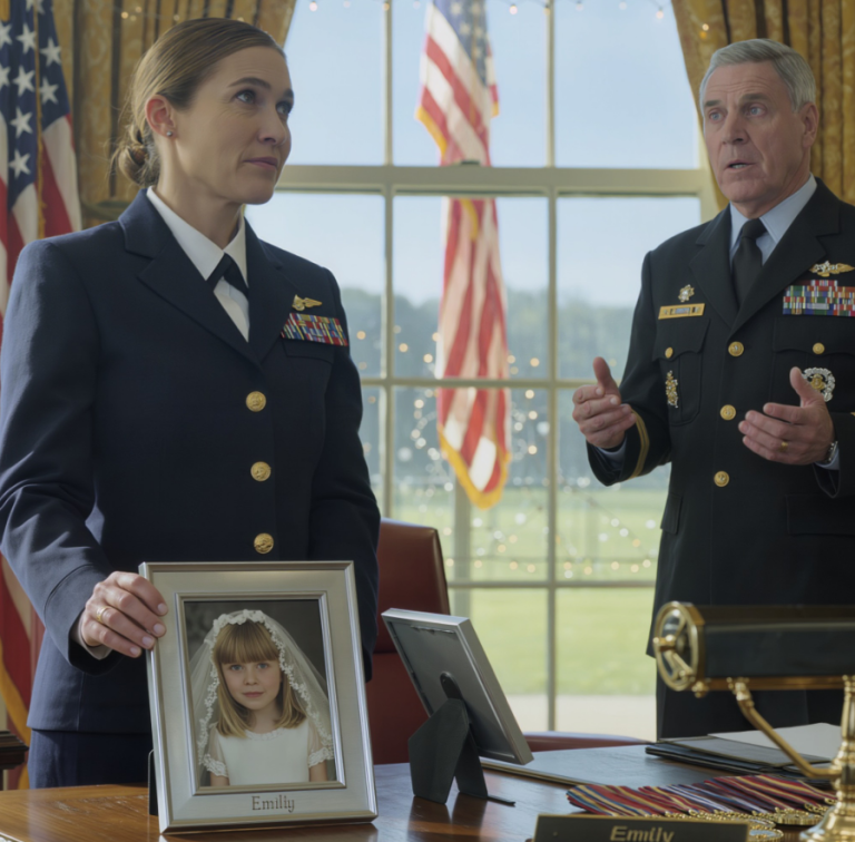 Rozglądałem się po gabinecie generała, gdy zauważyłem na jego biurku zdjęcie młodej dziewczyny. Zamarłem.