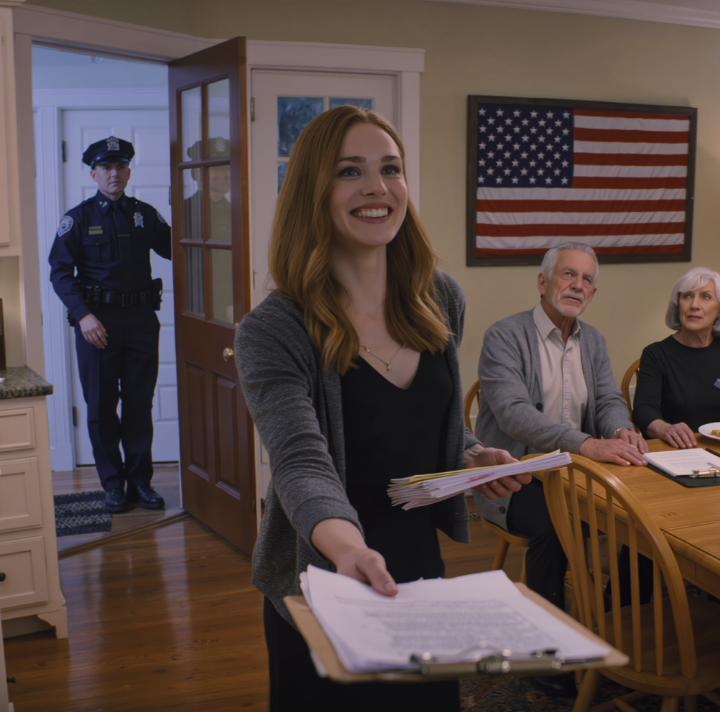 Kiedy wprowadziłam się do mojego pierwszego domu, pewnego wieczoru wróciłam do domu i zastałam rodziców siedzących w salonie. „Witamy w domu” – uśmiechnęła się mama – „teraz to własność rodziny”. Nie sprzeciwiłam się. Powiedziałam: „Wiem” i położyłam grubszą teczkę na stoliku kawowym.