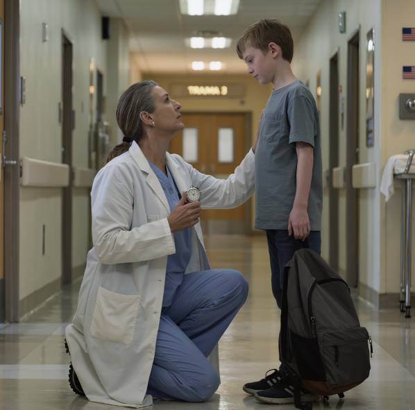 Dyrektor powiedział: „Twój wnuk został wyrzucony”. Odpowiedziałem: „Nie mam wnuka”. Wtedy chłopiec z oczami mojego zmarłego syna podniósł wzrok i powiedział moje imię.
