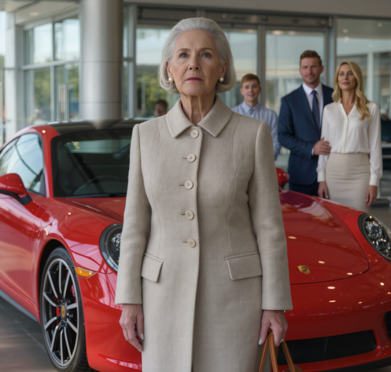 Czas, żeby mama się wyprowadziła — mój syn myślał, że jestem biedną staruszką. Potem jego żona zobaczyła mnie w salonie samochodowym — i to był dopiero początek