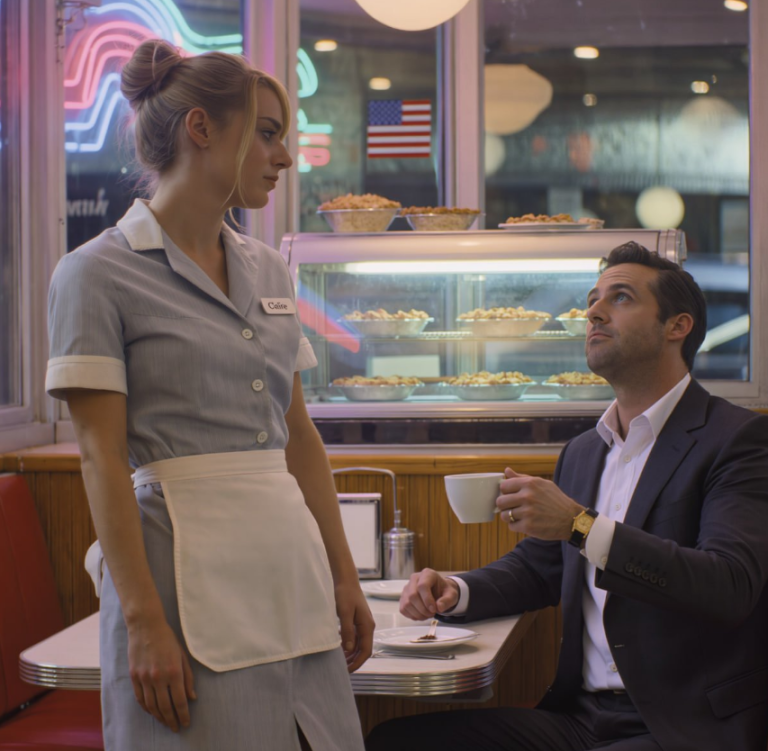 Miliarder żartobliwie prosi kelnerkę o poradę finansową — ale jej pierwsze słowa pozostawiają go bez słowa