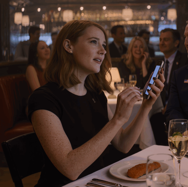 Nowy chłopak mojej siostry wyśmiał mnie przy obiedzie – wszyscy się śmiali. Mama kazała mi „przestać psuć rodzinie wizerunek”. Tata dodał: „Niektórzy ludzie po prostu nie znoszą docinków!”. Siostra się zgodziła: „Wreszcie ktoś, kto widzi ją taką, jaka jest naprawdę!”. Więc pozwoliłam im mówić… Dopóki nie wspomniał o swojej pracy, wtedy wyciągnęłam telefon – ich twarze zbladły…