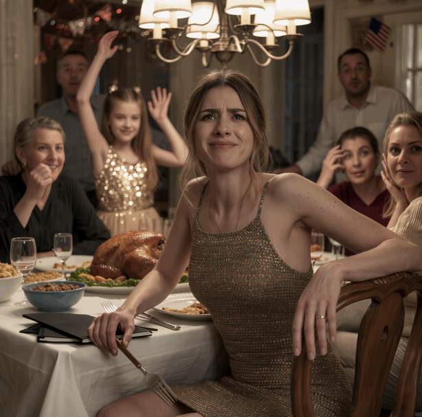 Moja siostra ogłosiła w Święto Dziękczynienia: „Mama i tata podpisują dla mnie dom, ty nic nie dostajesz”. Wszyscy wiwatowali. Uśmiechnąłem się i zapytałem: „Tato, mam im powiedzieć, czy ty to zrobisz?”. Jego widelec opadł. Moja siostra krzyknęła: „Co nam powiesz?”.