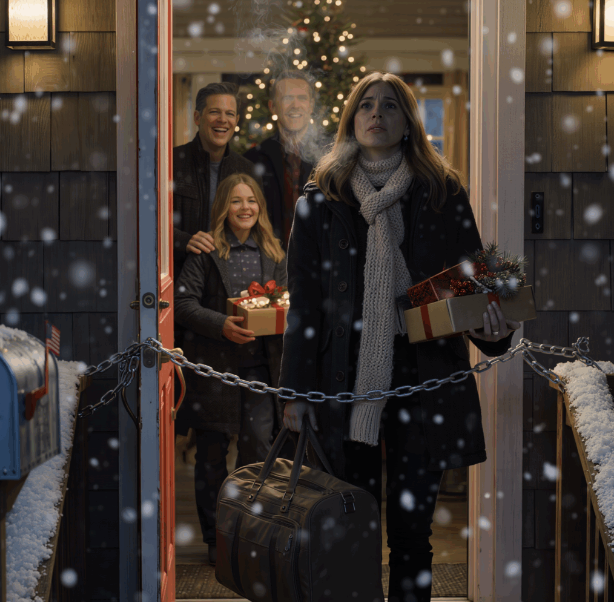 Spędziłam dni na przygotowywaniu dekoracji, cateringu i codziennych artykułów na święta Bożego Narodzenia z moją rodziną w moim domku nad jeziorem. Ale kiedy dotarłam na miejsce, drzwi były zamknięte na klucz, a moja siostra powiedziała: „Nie rób scen, wiesz?”. Słyszałam śmiech moich rodziców za nią.