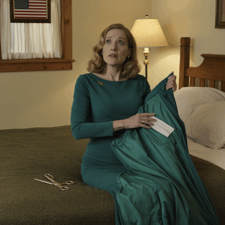 Noc, kiedy mój nieżyjący ojciec powiedział mi: „Nie noś sukienki, którą kupił twój mąż”