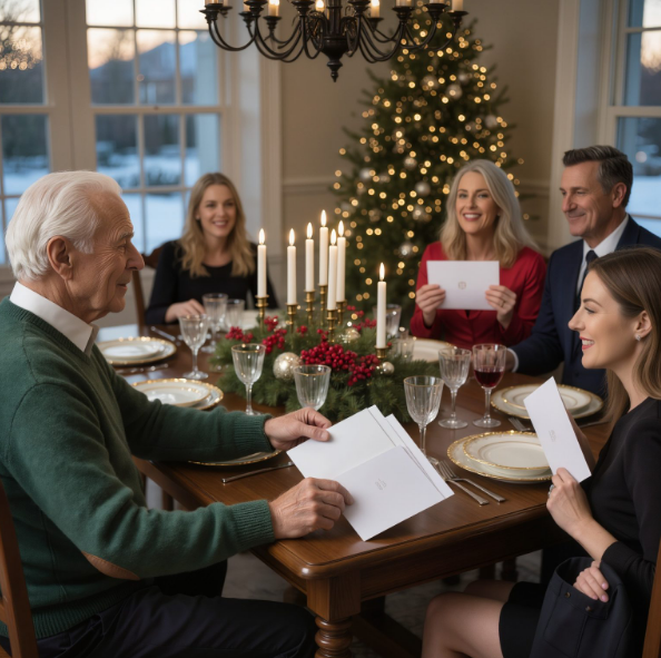 PODCZAS WIELKANOCNEJ OBIADOŚCI MÓJ BOGATY DZIADEK WRĘCZYŁ NAM KAŻDEMU CZEK, A RODZICE SIĘ ŚMIALI, ŻE TO TYLKO NA POKAZ...