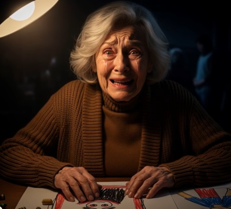 Podczas rodzinnego obiadu moja sześcioletnia wnuczka cicho powiedziała: „Boli, kiedy siedzę”, i wszyscy się śmiali, moja synowa nazwała ją „przewrażliwioną”, mój syn kazał mi to zignorować — myśleli, że to tylko drobna skarga dziecka, nie wiedząc, że to początek przerażającej tajemnicy, i że moja wnuczka zamierzała wyjawić mi prawdę, używając jedynie kredek.