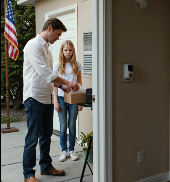 „Potrzebuję pieniędzy jutro!” – rozkazał ojciec, wręczając mi dług mojej siostry w wysokości 800 000 dolarów. „I żadnych opóźnień!” – dodał. Uśmiechnąłem się i powiedziałem: „Dobrze”. Cztery godziny później byłem na lotnisku. Kiedy przyszedł do mojego domu, żeby odebrać pieniądze, zastał tylko zamknięte drzwi i pudełko. Otworzył je i zaczął krzyczeć!