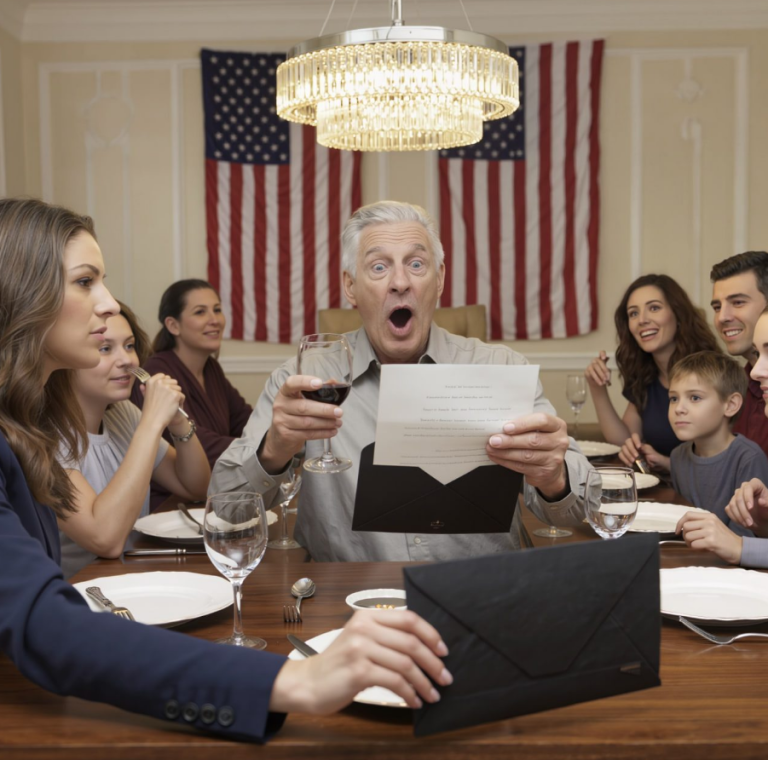 Mój tata wybuchnął na zjeździe rodzinnym: „Jestem dumny ze wszystkich moich dzieci, oprócz tego, które przegrało”. Wyszedłem… Po czym wróciłem z prezentem, który wprawił wszystkich przy stole w osłupienie.
